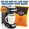 Café Valet Regular Dark Roast Single Serve Coffee Packets –