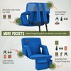Overmont Stadium Seat for Bleachers with Back Support and Armrests,
