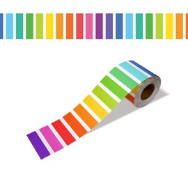 KILONEFE Classroom Bulletin Board Border 65 Feet Rolled Border Trim Colorful Classroom Borders for Bulletin Board Decorations School Classroom Home (Rainbow)