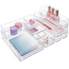 STORi SimpleSort 10-Piece Stackable Clear Drawer Organizer Set | Multi-size