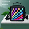 LED Backpack with Programmable Screen Colorful Sign Panel Smart Bluetooth