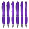 PATIKIL Retractable Ballpoint Pens, 1.0mm, Black Ink, Rubber Grip Plastic