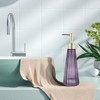 Glass Soap Dispenser, Countertop Soap Dispenser for Bathroom & Kitchen