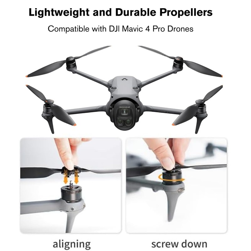 4Pcs Spare Propellers Compatible with DJl Mavic 4 Pro Drones,