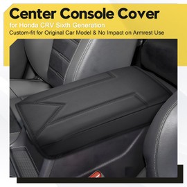 FIILINES Center Console Cover Fit for 2023-2026 Honda CRV, Armrest Cover Pad Cushion Protector for CRV Accessories Armrest Cover Anti-Scratch Center Console Pad Armrest Box Cover