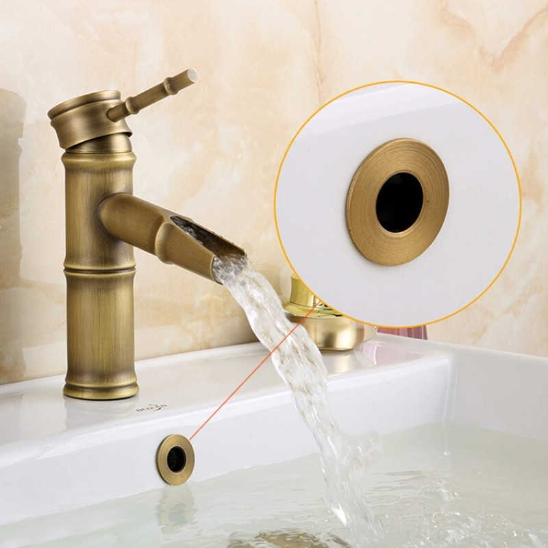 NSODOO Sink Cover Overflow Cover Brass Insert Hole Round Caps