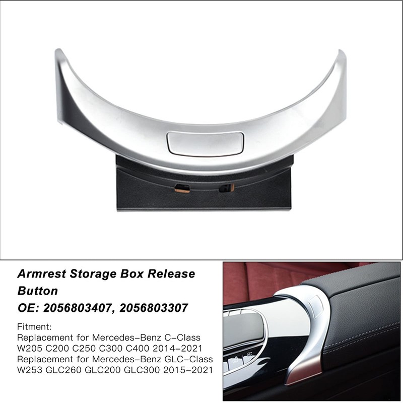 Centre Console Armrest Storage Box Release Button Switch Cover 2056803307
