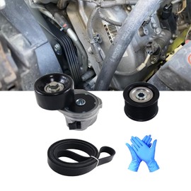 Eterpace 90K-39185 Serpentine Belt Tensioner Idler Pulley Drive Kit, Compatible with Lexus GX460/LX570 2008-2018, Toyota Land Cruiser/Sequoia/Tundra 2008-2018 4.6L 5.7L (39185+36370+8PK2415)