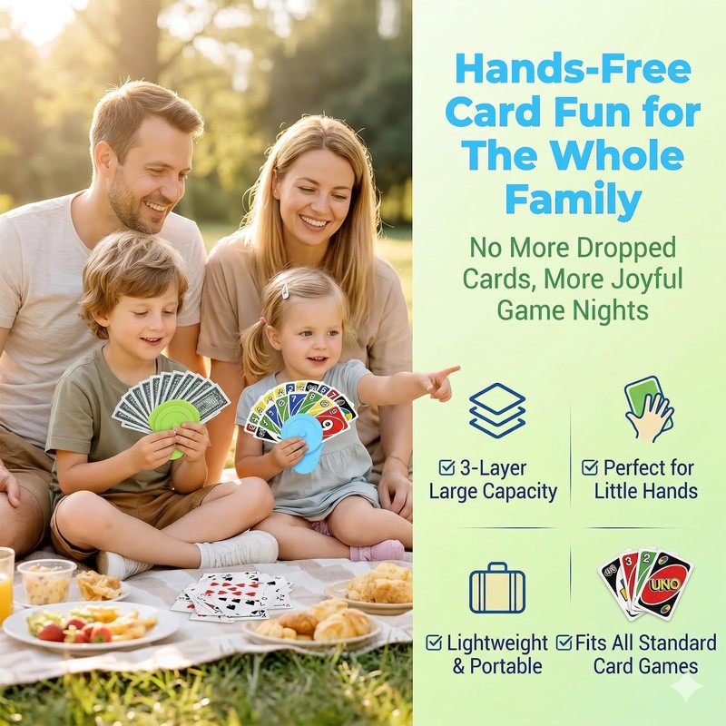 Bafutayawa Card Holder for Children offering Fun Without Tiring, Card