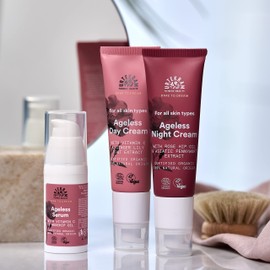 Urtekram Soft Wild Rose Ageless Anti-Ageing Night Cream - With Rosehip Oil and Vitamin C - Moisturising Cream with Hyaluronic Acid - Dare To Dream Product Range - Natural, Organic and Vegan 50 ml