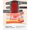 CooCoCo Red Light Therapy Knee Massager with Heat, 660nm &
