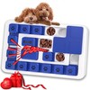 PeppyPawz Squeaky Interactive Dog Puzzle Slow Feeder Brain Toy for