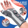 FEATOL Carpal Tunnel Wrist Brace Night Support, Thumb Spica Splint