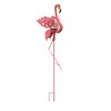 Solaration 3005 Solar Glass Globe Light with Pink Flamingo for