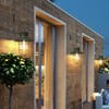 pearlstar Solar Lanterns Outdoor Metal Solar Powered Hanging Lights Waterproof