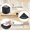 Apolimi HDPE Corner Shower Stool,Shower Bench Seat with Storage Shelf