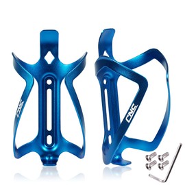 CNC Bike Water Bottle Cage，2-Pack Bike Bottle Holder for Road Bike/Mountain bike，blue
