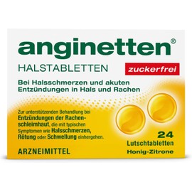 Anginetten 24 Stück, ohne Zucker
