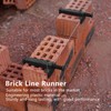 Culnflun Brick Line Clamps 2 PCS, 9~12cm/3.5~4.7 Inch Tightening Range,