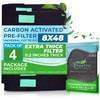 Breathe Naturally Universal 8x48 Cut-to-Fit Activated Carbon Filter (4 Pack)