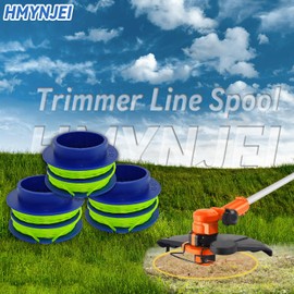 HMYNJEI 124-03 Trimmer Line Spool for Kobalt 24-Volt Max KST 1124B-03, KST 2024A-03, KST 2224B-03, KST 4024A-03 (0.08",20FT) Weed Wacker String Trimmer (3 Spools)