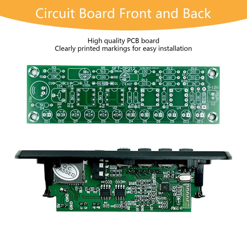 EIELE DIY Blutoth-Compatible Speaker Kit Multi-Function Soldering Practice kit Voice-Activated