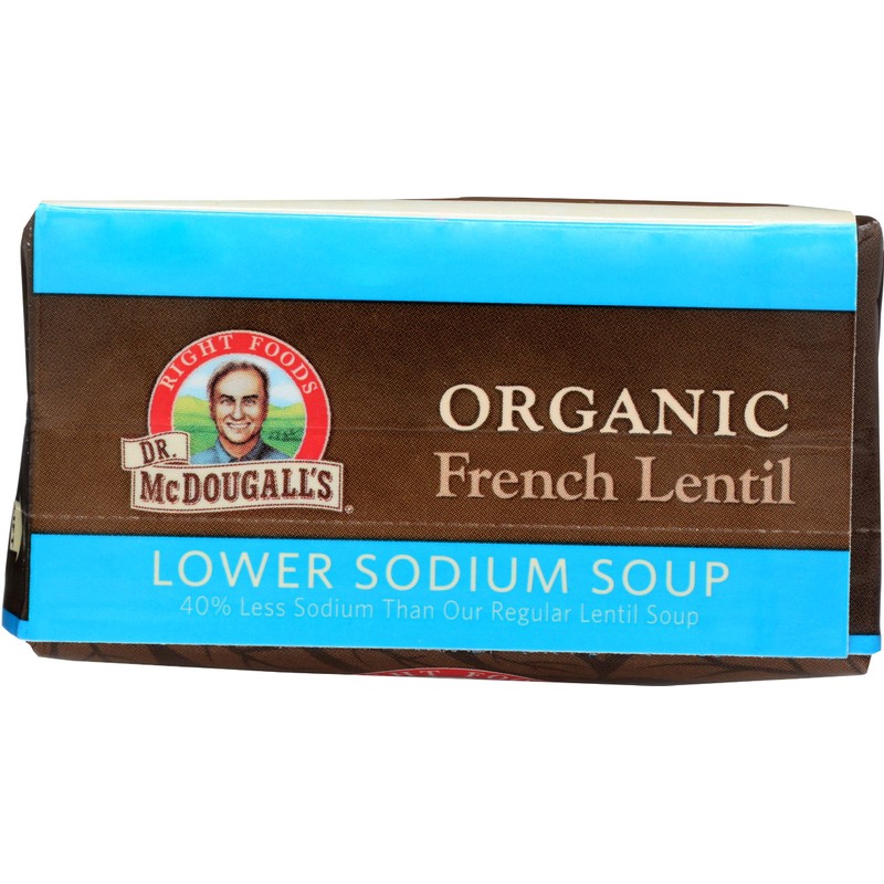 Dr Mcdougalls, Organic Low Sodium French Lentil Soup, 18 Ounce