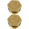 Briny River 2Pcs 20MM Button-Type Water Diverter Plug Compatible with