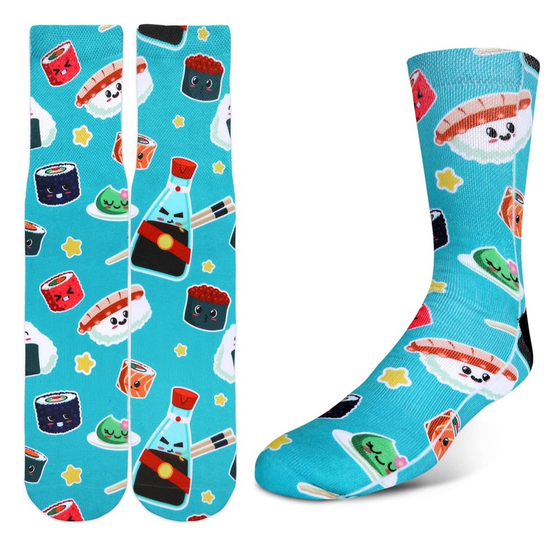 Benefeet Sox Novedad calcetines locos divertidos para hombres y niños,Sushi