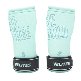 Velites I Quad Pro Hand Grips Size M I Professional Cross Training Gloves or Gymnastics I Suitable for any surface I Use with Magnesium I Design without holes I Includes free bands.