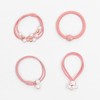 Elastic Hair Ties Set Ponytail Holders Fashion Beaded Bands Scrunchies
