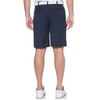 PGA TOUR Men's Double Pleat Expandable Golf Short, Black Iris,