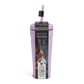 Hydragear Breaker Stainless Steel Tumbler with Tritan Lid and Reusable Straw - 24 Oz - Pink Salt