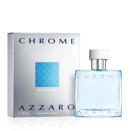 Azzaro Chrome Eau de Toilette Spray for Men 3.4 Oz - Fresh Aquatic Scent - Size: 6.7 Oz