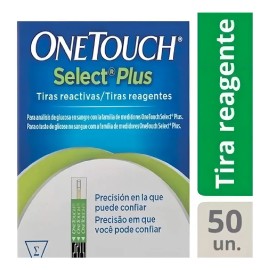 Kit Caja Tiras Onetouch Select Plus Con 50 Unidades