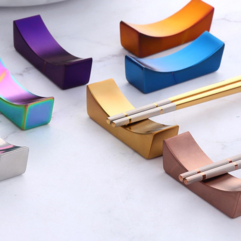 EAJORN Stainless Steel Chopsticks Rest Chinese Japanese Knife Spoon Fork