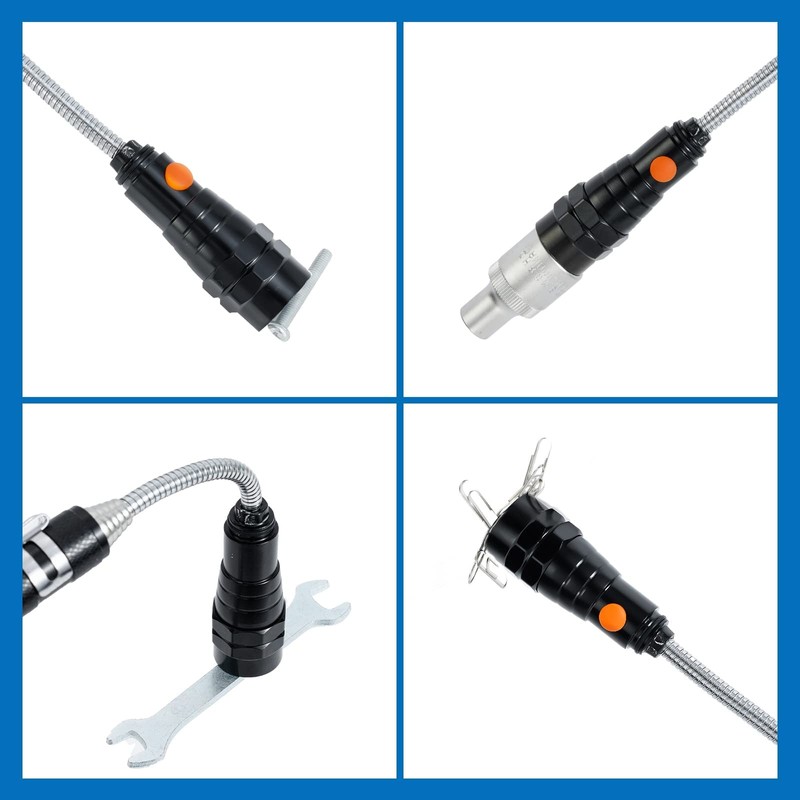 VIBELITE Gifts for Dad, Magnetic Flashlight with Tool Magnetic Lanyard,