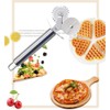 Stainless Steel Double Wheel Pizza Cutter Pizza Slicer Pizza Wheel