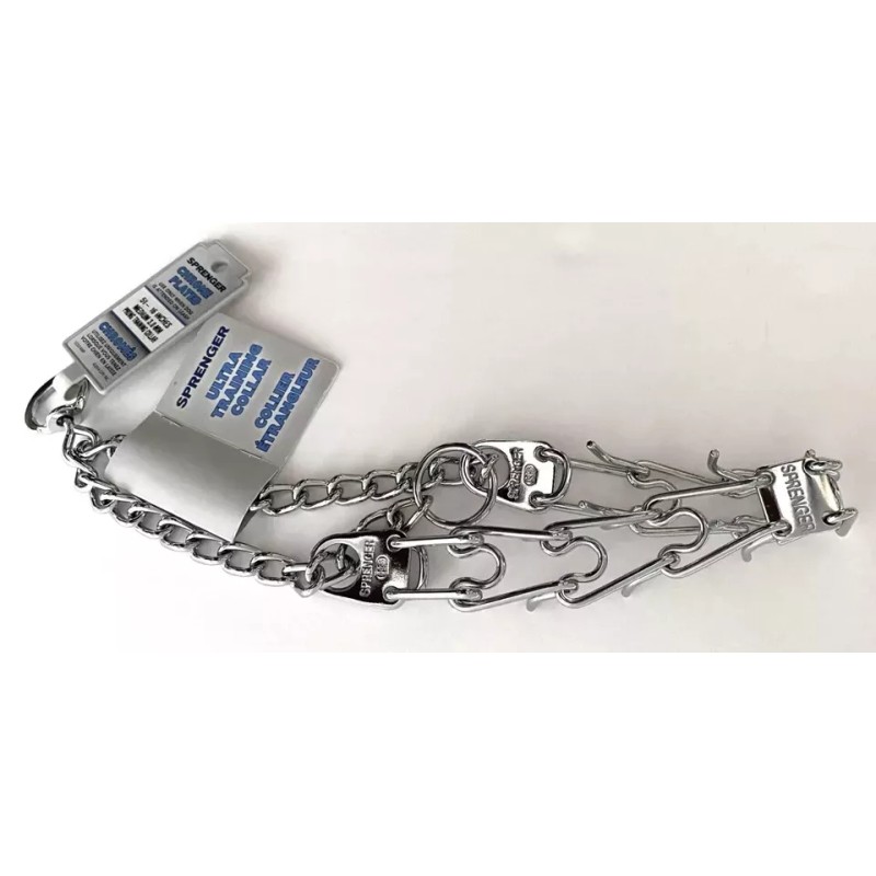 Herm Sprenger Prong Dog Training Collar Chrome Plated Steel 3mm