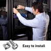 qxayxa 110 Pcs/55 Set Rack Mount Cage Nuts and Rack