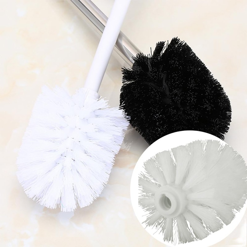 4Pcs Toilet Bowl Brush Replacement Head, Universal Toilet Brush Head