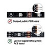 BTF-LIGHTING 10 Sets 3PIN 10mm 0.39in Width Right Angle L