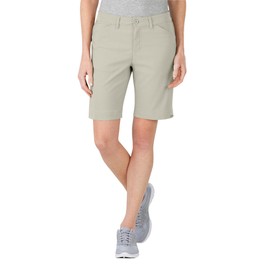 Dickies Women's Stretch Performance Short, Stone, 8