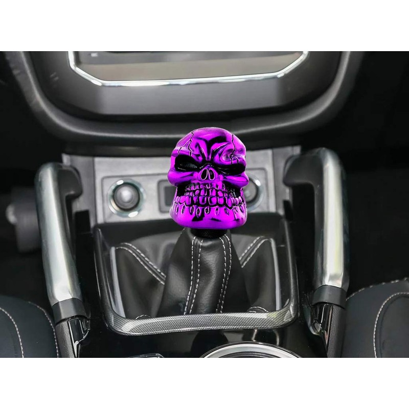 Lunsom Skull Shifter Knobs Resin Shift Head Most Car Transmission