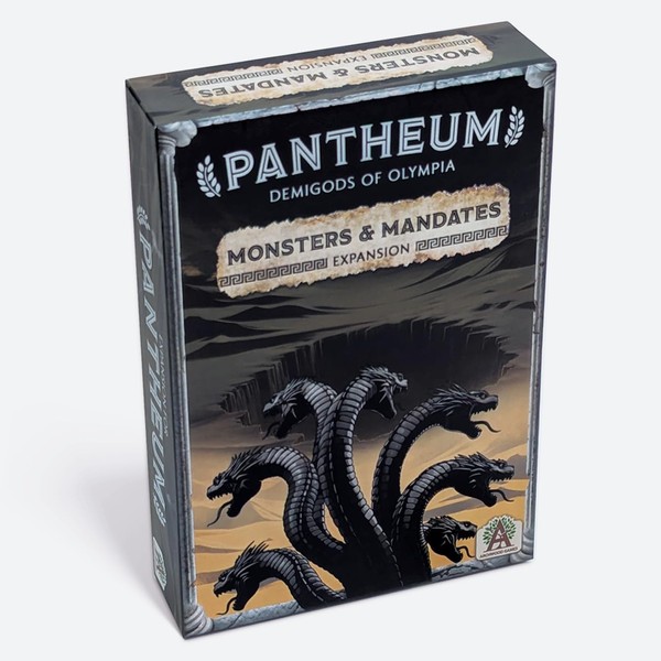 Monsters & Mandates Expansion for Pantheum | Family Strategy Game