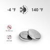 Tenergy CR1220 3V Lithium Button Cell_Battery, for_Keys, Watches,_Camera_Accessories, 20 Pack