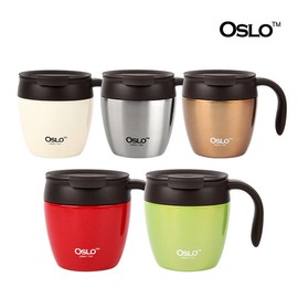 Oslo Insulated Apple Mug 350ml / Stainless Steel Mug Insulated Cup, Apple Mug 350-Green / 오슬로 보온보냉 애플머그 350ml / 스텐머그 보온컵, 애플머그350-그린