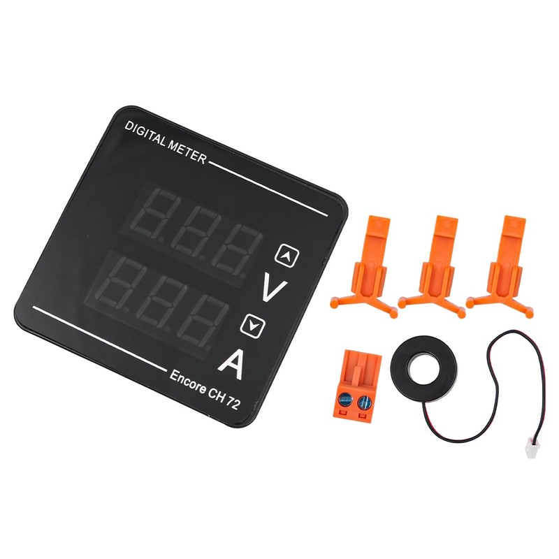 Tiardey Digital Meter Panel Voltmeter Frequency LED Display AC50-500V 10-99.9HZ