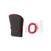 SUNBREATH Compatible with DIY Genuine Black Leather Gear Shift Knob