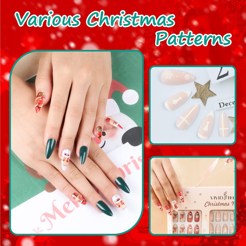 Christmas Nail Tip False Nail False Nail Nail Japanese Style